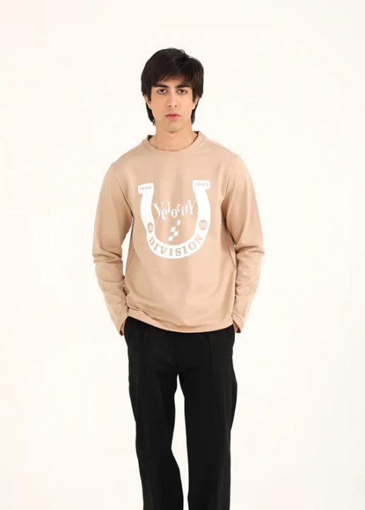 URBAN ORA CLOTHING #7617 FULL SLEEVE GRAPHIC TEE