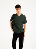 URBAN ORA CLOTHING #7653 V-NECK TEE